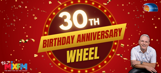 Lyndon’s 30th Anniversary Birthday Wheel