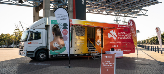 Bakslap and Australians Skin Check Truck